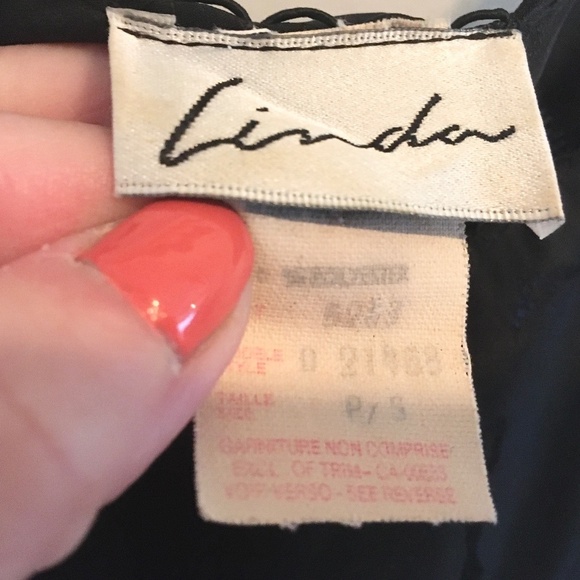 Vintage Cami Satin Black Bow print Iridescent Dark romantic S - Picture 4 of 11